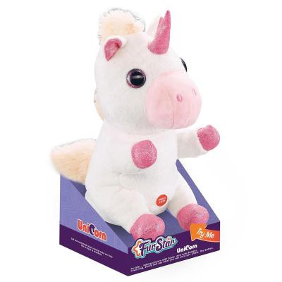 China Plush Toy Electric Mini Figure Small Unicorn Stuffed Animal Plush Toys soft with music for sale