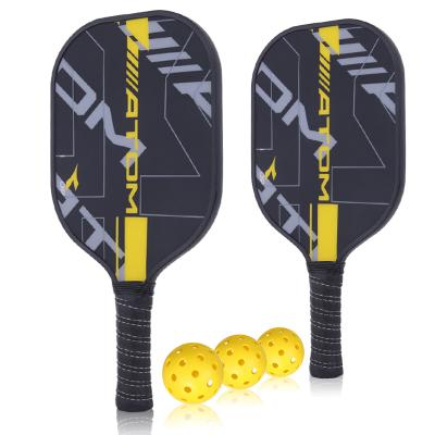 China Carbon Fiber or LOKI Good Quality Pickleball Pickleball Paddle Set Customized Logo Best Price Fiberglass for sale