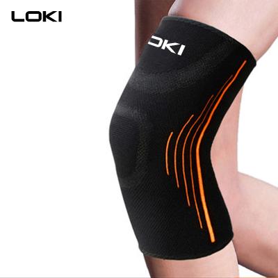 China Breathable Hot Sale Sports Safety Set Best High Compression Elastic Knee Sleeve Knee Brace For Men And Women for sale