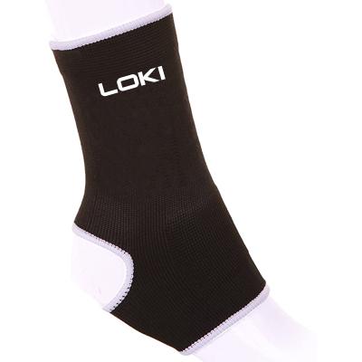 China LOKI Private Label Professional Breathable Black Sports Ankle Support Brace Adjustable Sock Ankle Support Brace Sock for sale