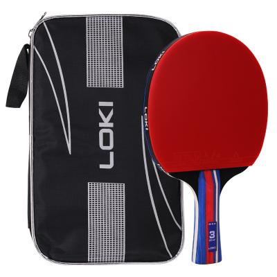 China SW-033 Rubber LOKI Customized High Quality Three Star Table Tennis Rackets Professional Table Tennis Racket for sale