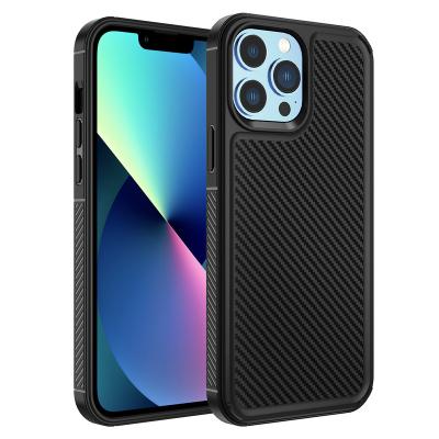 China 2022 New Arrival Shockproof Carbon Fiber PC TPU Mobeil Phone Caes Cover For iPhone 13 Series for sale