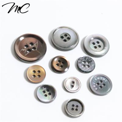 China Viable Hot Selling Apparel 4 Hole Shell Buttons For Shirt for sale