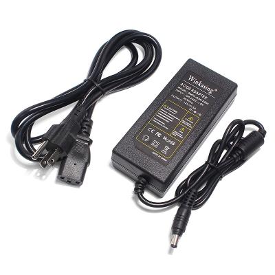 China ABS Plastic AC 100-240V 50-60Hz DC Input Output 12V5A Desktop Power Adapter With US AU UK EU Plug For LED CCTV Accessories for sale