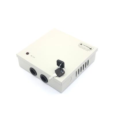 China YJS-A015 High Quality 4CH 12V 5A CCTV Power Supply Box CCTV Accessories Power Supply Switch Box for SMPS-5A- System 4CH CCTV for sale