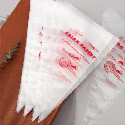 China 100pcs Disposable Per Cupcake Disposable Frozen Icing Bag Cake Decorating Bags With 3 Size for sale