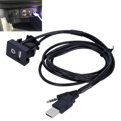 China Designed for in car boat/motorcycle and other vehicles USB2.0 male to usb female audio interface for car boat motorcycle for sale