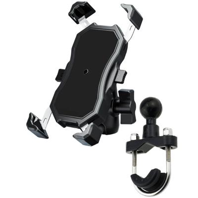 China Hot Adjustable Bike Phone Holder Auto-lock Motorcycle For Bicycle Scooter ATV for sale