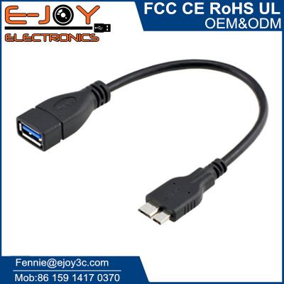 China High Speed ​​Camera USB 3.0 A Female To Micro B OTG Male Data Cable For Samsung Galaxy Note 3/Note 4/S5 P900 PC for sale