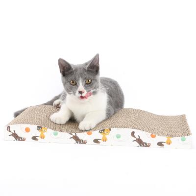 China Cats Customized Corrugated Cat Scratch Board Paper, Wear Resistant, Non-Dandruff, Multi Style Cat Claw Board, Cat Toy for sale