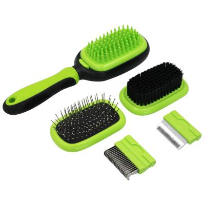 China New Product Pet Brush Knotted Comb Cat And Dog Hair Removal Brush Needle Comb Customized Viable Clearing Comb for sale