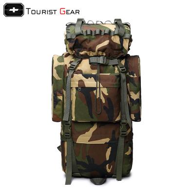 China 65L Outdoor Sports Backpack Arm Camping Anti-theft Tactical Backpack for sale