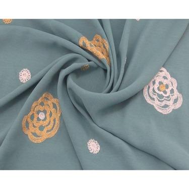 China CEY embroidery jacquard fabric100% polyester spandex CEY anti-static airflow fabric for women's clothing for sale