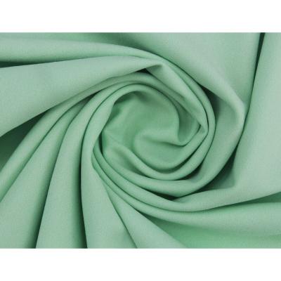 China Crepe Woven Polyester Spandex 5% Stretch 95% Solid dyePD 100D Moss Crepe Fabric For Dress Four Way Lady From Stretch Jiulong Textile Supplier for sale