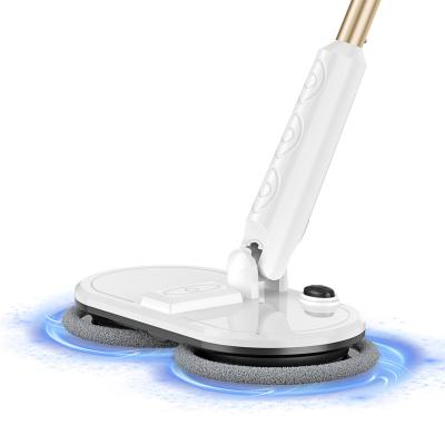 China Viable Cordless Electric Broom With Rotating Portable Cordless Electric Scrubber Broom Rechargeable Lithium Battery Electric Broom Cleaner for sale