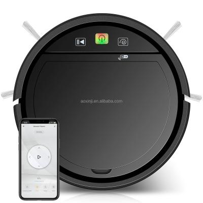 China Hotel WiFi Robot Vacuum Cleaner with 2500PA Robotic Suction Power Floor Cloth Vacuum Mopping Brushless Motor for sale