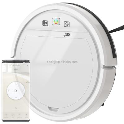 China Hotel Robot WiFi Wireless App Smart Cleaning Remote Control Automatic Household 3 in 1 Floor Sweeping Robot Vacuum Sweeper 2500PA for sale