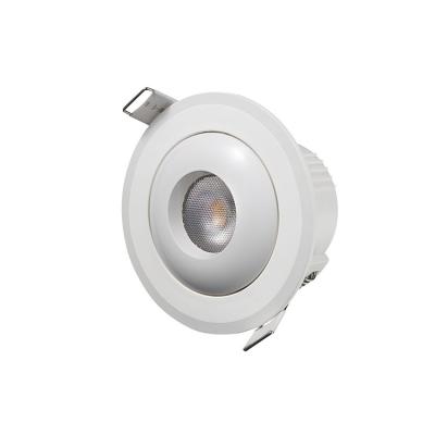 China Modern Cheap 7W Recessed Silver Outdoor COB Or SMD Mounted LED Downlight for sale