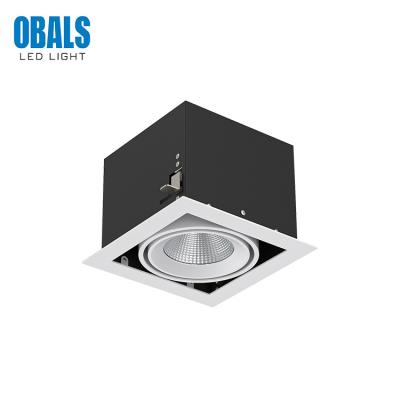 China Modern IP 54 Commercial Recessed Aluminum LED Supermarket Home Recessed Shopping Mall Downlights for sale