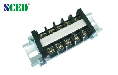 China 600V 30A 12.00mm PCB Rail Mounted Terminal Blocks Connectors , Any Poles Available for sale