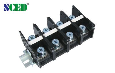 China 600V 175A Barrier Rail Mounted Terminal Blocks Connectors Pitch 32.00mm 2P - 20P for sale