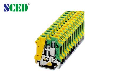 China Double Decks Rail Mounted Terminal Blocks For Automation , 10.2mm for sale