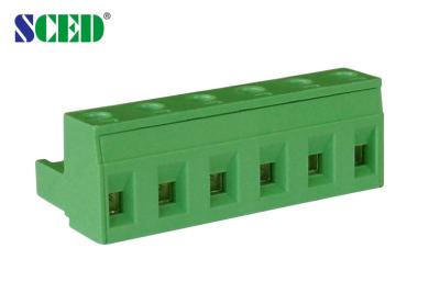 China Female 7.62mm 300V 18A Pluggable Terminal Block Connector For Industry Control for sale