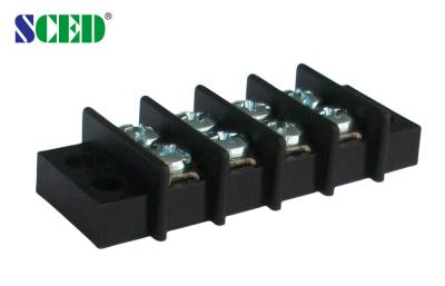 China Double Levels 9.525mm Barrier Terminal Block , 300V 20A Electrical Terminal Blocks for sale