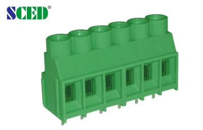 China Euro type PCB Screw Terminal Block , Pitch 6.35mm Electrical Terminal Blocks for sale