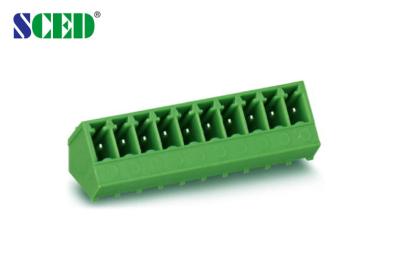 China 3.81mm 300V 8A Pluggable Eindblok van PCB 2P - 22P de Inham van de 45 Graaddraad Te koop