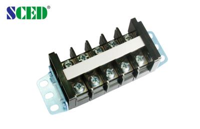 China 600V 60A Electrical terminal Blocks , 14.00mm High Current Terminal Block for sale