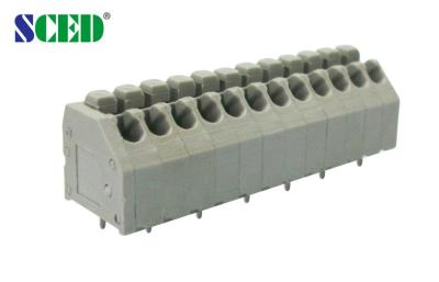 China 300V Screwless PCB Spring Terminal Block for sale