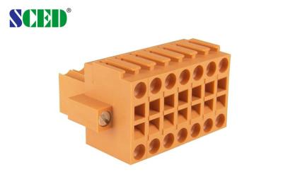 China Female Sockets Screwless Pluggable Terminal Block for sale