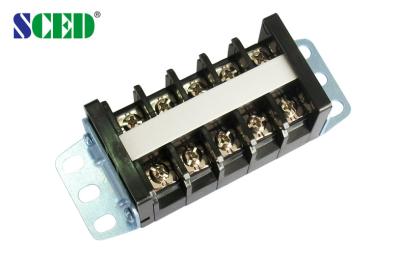 China 600V 30A Black PCB High Current Terminal Block For Server Site for sale