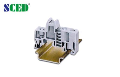 China Right Angle Wiring Terminal Blocks Din Rail / High Temperature Terminal Blocks for sale