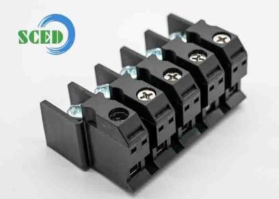 China Feed Through 90A 600V PA66 M5 Perforation Terminal Block 15.00mm 4-20 AWG for sale