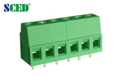 China 5.0mm PCB Terminal Block Connectors - Terminals 2P-24P Screw Clamp Terminal for sale