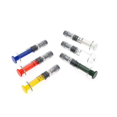 China Colored Luer Lock Glass Syringe For CBD Oil Cosmetic Oil for sale