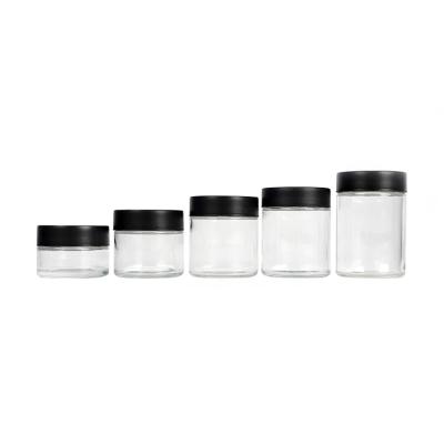 China Kindersicherung CR Custom Weed Pack Glas 1oz 2oz 3oz 4oz 5oz Weed Jar zu verkaufen