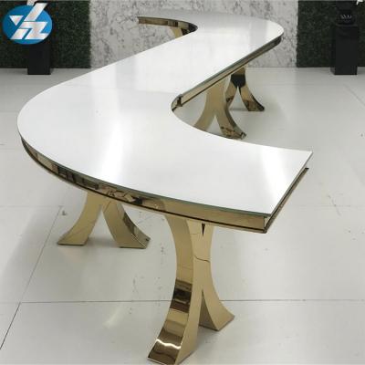 China Modern Customized Special Design Different Shapes 340cm Round Table For Wedding for sale