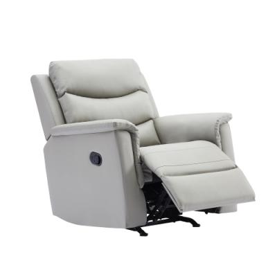 China Modern Extendable Living Room Recliner Leathaire Sofa Bed Gray Leather Convertible for sale