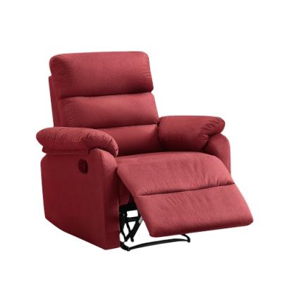 China New Red Stretch Manual Fabric Living Room Recliner Leathaire Sofa Bed Convertible for sale