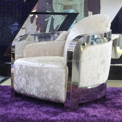 China Corner Sofa Classic Luxury Gray Velvet Sofa for sale