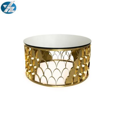 China 2020 Newest Hotel Chair Luxurious Style Tea Center Coffee Table for sale