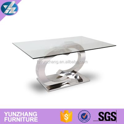 China Fancy fancy glass teapoy fashion price table glass teapoy price for sale