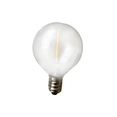 China Garden G40 Replacement Light Bulbs Clear Globe G40 Bulbs For E12 String Lights Screw Base for sale