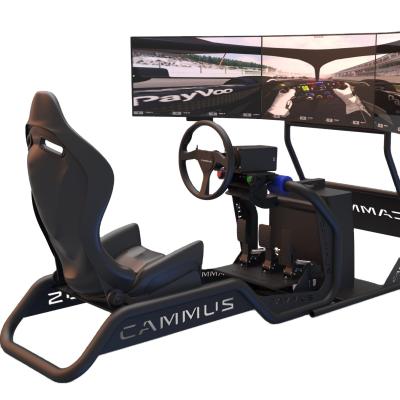 China CAMMUS ALLOY Wheelchair Steering Bracket Driving Pedals Set Car Monitor Stand Game Racing Simulator for sale