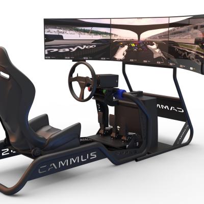 China Latest ALLOY Cammus PC Game Pedal Direct Drive Steering Wheel Sim Base Drift Race With Game Manual Racing Simulator for sale