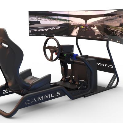 China ALLOY Cammus Simulator Props Seat Pedal Racing Game Clutch Simulated Steering Cockpit Racing Simulator for sale