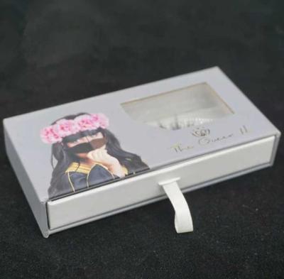 China Recycled Materials OEM 100% 3D Mink Fur False Eyelashes With Custom Eyelash Box for sale